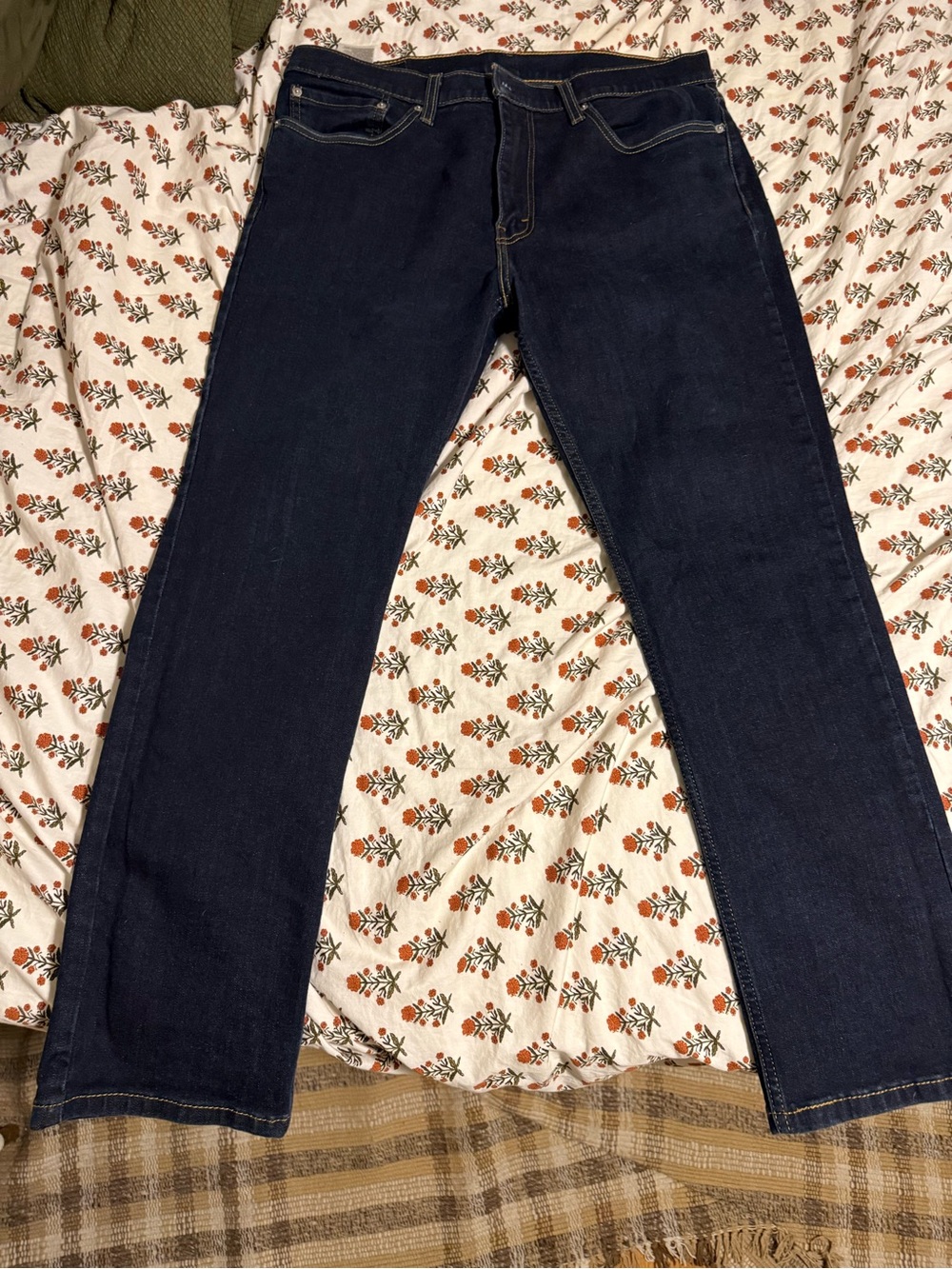 Levi's Slim Straight Dark Blue Jeans